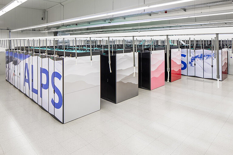 The "Alps" research infrastructure. (Image: Marco Abram, CSCS)
