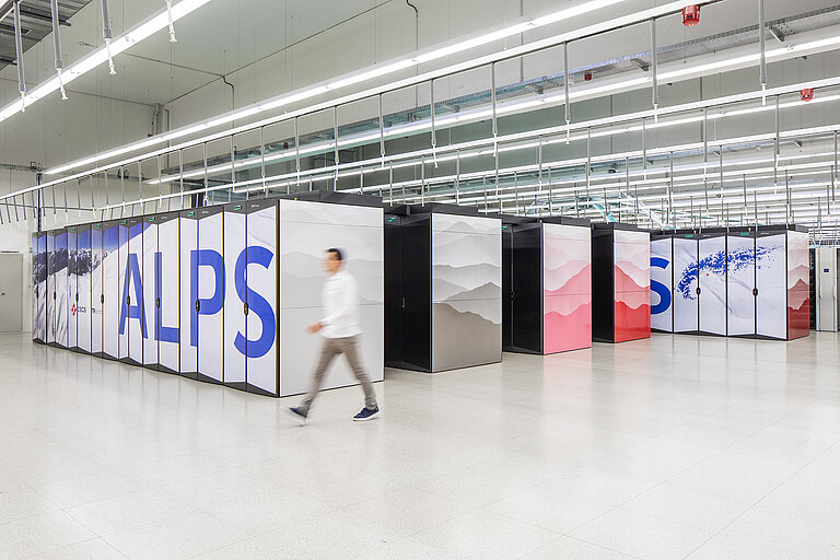 The "Alps" research infrastructure. (Image: Marco Abram, CSCS)